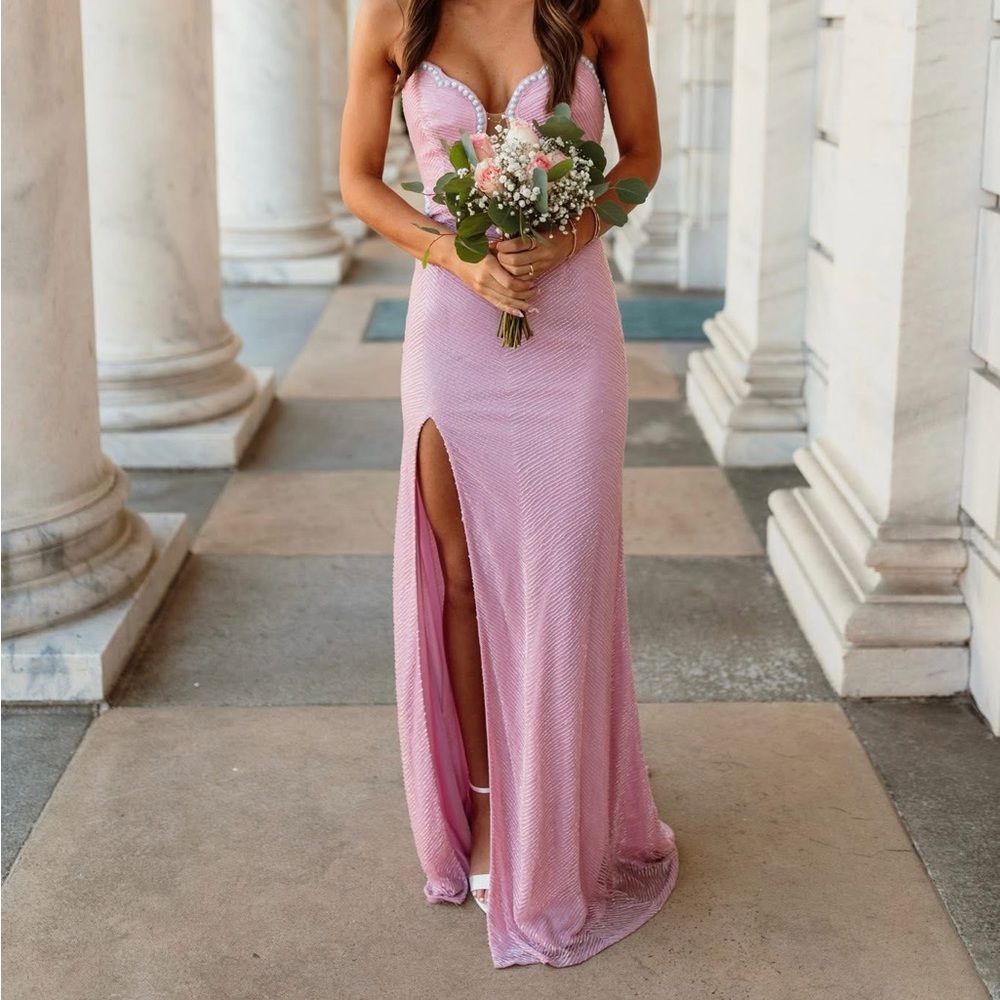 Chic Pink Prom Dress- Aleta 1178